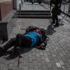 Otra v&iacute;ctima, entre cascotes