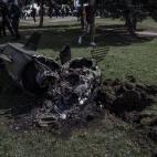 Uno de los misiles que ha reventado la estaci&oacute;n de Kramatorsk