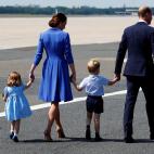 A su llegada al aeropuerto de Tegel, en Berl&iacute;n, el 19 de julio de 2017.