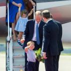 A su llegada al aeropuerto de Tegel, en Berl&iacute;n, el 19 de julio de 2017.