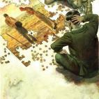 Homenaje a El Ángelus de Jean-François Millet.