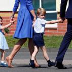 A su llegada al aeropuerto de Tegel, en Berl&iacute;n, el 19 de julio de 2017.