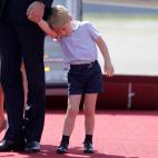 A su llegada al aeropuerto de Tegel, en Berl&iacute;n, el 19 de julio de 2017.