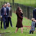 El 25 de diciembre de 2016 en la misa de Navidad celebrada en la iglesia de San Marcos, en Englefield, junto a los Middleton.