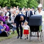 El 5 de julio de 2015 en el bautizo de Carlota en la iglesia de Santa Mar&iacute;a Magdalena, en Sandringham.