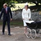 El 5 de julio de 2015 en el bautizo de Carlota en la iglesia de Santa Mar&iacute;a Magdalena, en Sandringham.