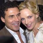 Con su pareja de entonces, André Balazs