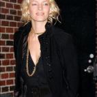 Llegando al programa de David Letterman