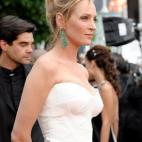 En la premiére de Medianoche en París, en Cannes.