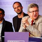El candidato de izquierda, Jean-Luc Mélenchon.