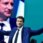 el candidato ecologista, Yannick Jadot.
