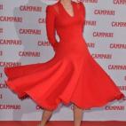 Presentando el calendario Campari 2014, que protagonizó
