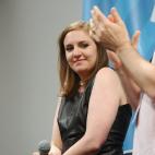 Lena Dunham speaks onstage at a "Girls" Q&A on March 12, 2012, during the 2012 South By Southwest Music, Film + Interactive Festival at Paramount Theatre on March 12, 2012 in Austin, Texas.
