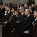 Autoridades en la catedral de Madrid.