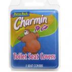 Las cubiertas protectoras desechables para el inodoro son un gasto que tal vez quieras hacer. Vale la penas si quieres asegurarte de sentarte en un sitio libre de gérmenes.