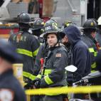 Los bomberos, tambi&eacute;n en la zona