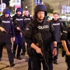 Atentado con varios focos en el centro de Viena, Austria