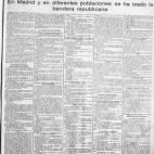 El diario monárquico La Época no podía ser más claro sobre la derrota de los favorables a la Monarquía al inicio de su crónica de las elecciones del 12 de abril: "Estaríamos ciegos si negáramos la realidad. Monárquicos de siempre y para...
