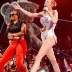 NEW YORK, NY - AUGUST 25: Miley Cyrus performs during the 2013 MTV Video Music Awards at the Barclays Center on August 25, 2013 in the Brooklyn borough of New York City. (Photo by Jeff Kravitz/FilmMagic for MTV)