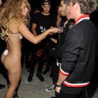 NEW YORK, NY - AUGUST 25: (EXCLUSIVE COVERAGE) Lady Gaga and One Direction attend the 2013 MTV Video Music Awards at the Barclays Center on August 25, 2013 in the Brooklyn borough of New York City. (Photo by Kevin Mazur/WireImage for MTV)