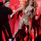 NEW YORK, NY - AUGUST 25: Lady Gaga performs during the 2013 MTV Video Music Awards at the Barclays Center on August 25, 2013 in the Brooklyn borough of New York City. (Photo by Jeff Kravitz/FilmMagic for MTV)