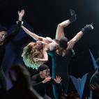 NEW YORK, NY - AUGUST 25: Lady Gaga performs during the 2013 MTV Video Music Awards at the Barclays Center on August 25, 2013 in the Brooklyn borough of New York City. (Photo by Kevin Mazur/WireImage for MTV)