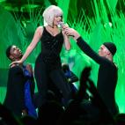 NEW YORK, NY - AUGUST 25: Lady Gaga performs during the 2013 MTV Video Music Awards at the Barclays Center on August 25, 2013 in the Brooklyn borough of New York City. (Photo by Kevin Mazur/WireImage for MTV)