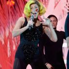 NEW YORK, NY - AUGUST 25: Lady Gaga performs during the 2013 MTV Video Music Awards at the Barclays Center on August 25, 2013 in the Brooklyn borough of New York City. (Photo by Jeff Kravitz/FilmMagic for MTV)