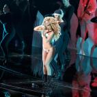 NEW YORK, NY - AUGUST 25: Lady Gaga performs during the 2013 MTV Video Music Awards at the Barclays Center on August 25, 2013 in the Brooklyn borough of New York City. (Photo by Jemal Countess/FilmMagic)