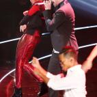 NEW YORK, NY - AUGUST 25: Justin Timberlake performs onstage during the 2013 MTV Video Music Awards at the Barclays Center on August 25, 2013 in the Brooklyn borough of New York City. (Photo by Neilson Barnard/Getty Images for MTV)