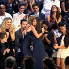 NEW YORK, NY - AUGUST 25: Taylor Swift and Selena Gomez attend the 2013 MTV Video Music Awards at the Barclays Center on August 25, 2013 in the Brooklyn borough of New York City. (Photo by Jemal Countess/FilmMagic)