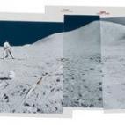 Vista panorámica de David Scott, Estación 8, EVA-2