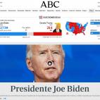 Así han contado los medios la victoria de Biden