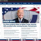 Así han contado los medios la victoria de Biden