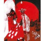 Don Alonso Quijano, en la ruina de un callejón.