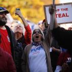 Concentraci&oacute;n de seguidores de Trump en Harrisburg, Pensilvania.