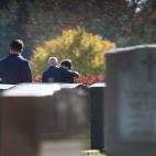 Joe Biden visita con su familia la tumba de su hijo Beau Biden