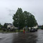 Plaza central de &Auml;lmhult.