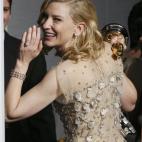 La felicidad de Blanchett.