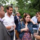 El secretario del PSOE de Coordinaci&oacute;n Territorial, Santos Cerd&aacute;n, el alcalde de Valladolid, &Oacute;scar Puente, la portavoz del PSOE en el Congreso, Adriana Lastra, y la diputada Sonia Ferrer Tesoro