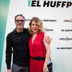 Guillermo Rodr&iacute;guez y la polit&oacute;loga Ver&oacute;nica Fumanal