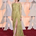 La actriz, candidata a mejor interpretación femenina de reparto por Birdman, de Elie Saab.