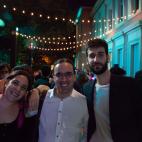 Carlota E. Ram&iacute;rez, Eduardo Loren y Guillermo Belinch&oacute;n