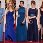 De izquierda a derecha: Viola Davis, Ava DuVernay, Kelly Preston, Gina Rodriguez, Agata Trzebuchowska, Jessica Chastain y Rita Ora