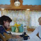 Ellen DeGeneres, presentadora de TV, y Adam Lambert, cantante