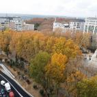 Vista cenital del nuevo espacio, con tr&aacute;fico en un lateral