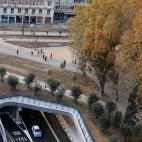 El renovado aspecto de la Plaza de Espa&ntilde;a tras las obras