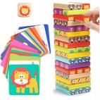 Torre de Bloques Infantil de Madera (19,99 euros)