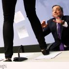 Interrumpido por una activista de FEMEN, en 2015.