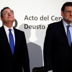 Con Mariano Rajoy, en Madrid, en 2016.